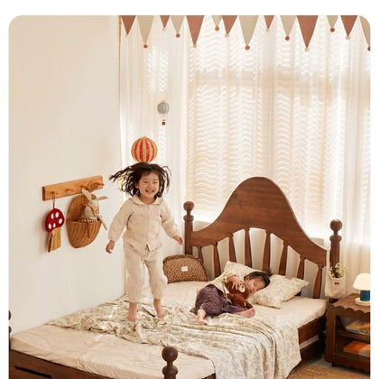  Windsor bed styled in a bedroom