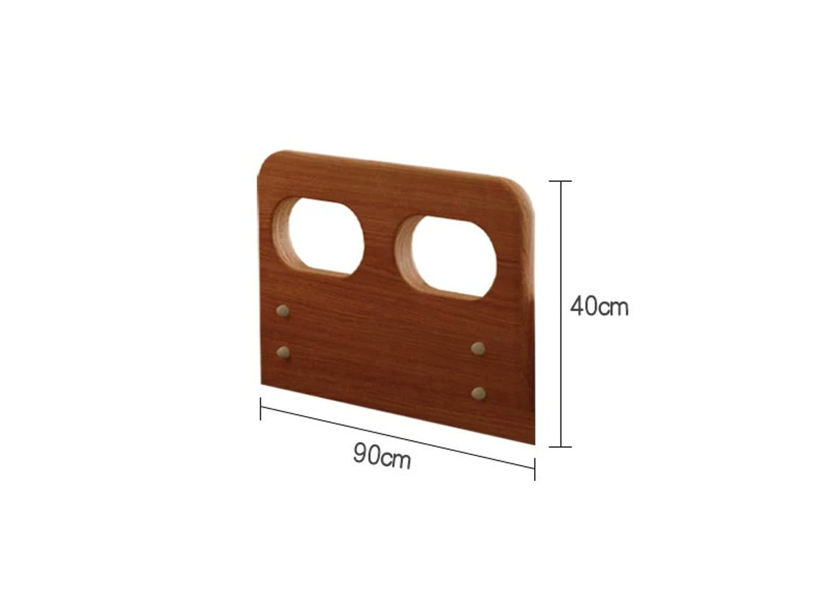  Optional wood side panel measuring 90 by 40 cm; sold separately.