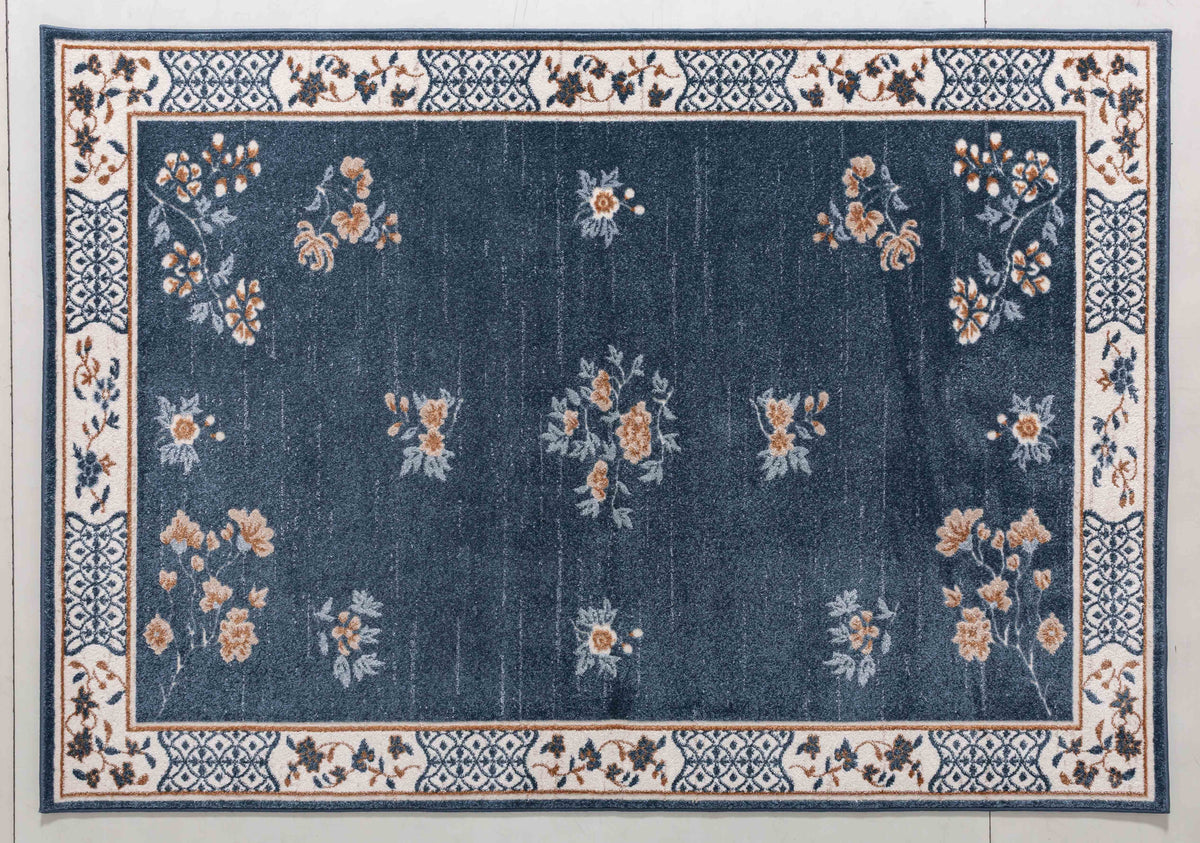 Garden Arbor Area Rug in a finished interior.