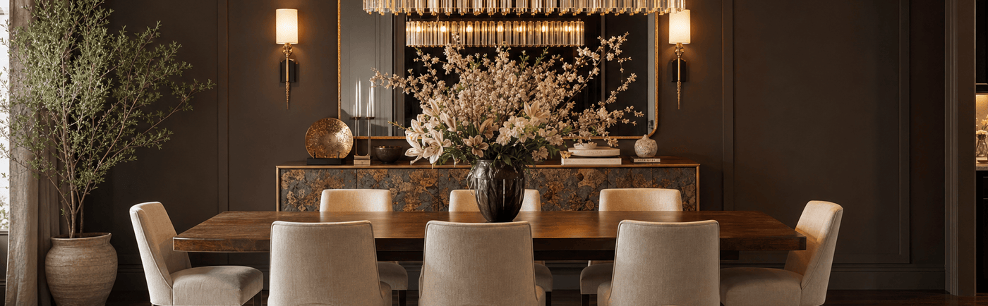 Outdoor dining detail