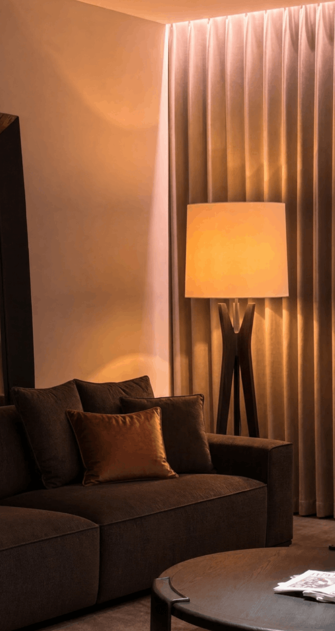 Quiet bedroom detail