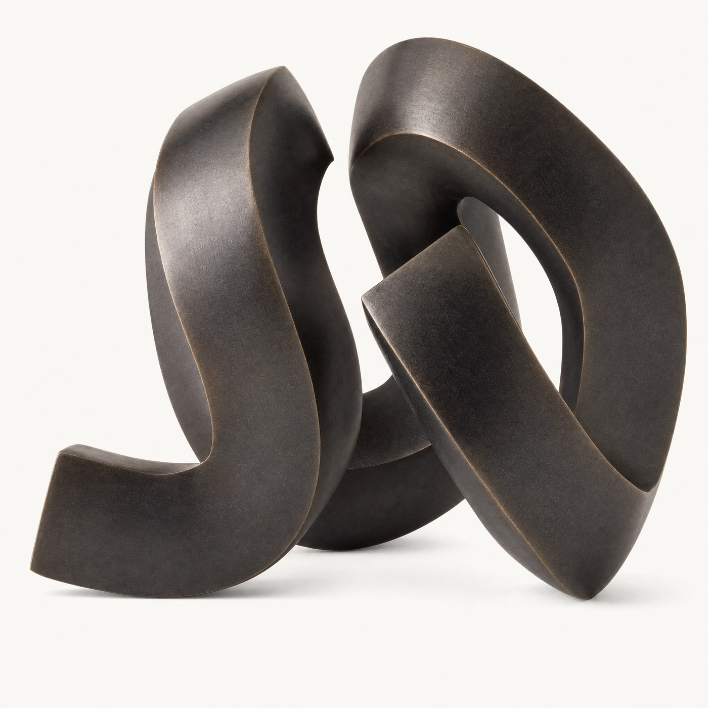 Torque Bronze Knot Sculpture