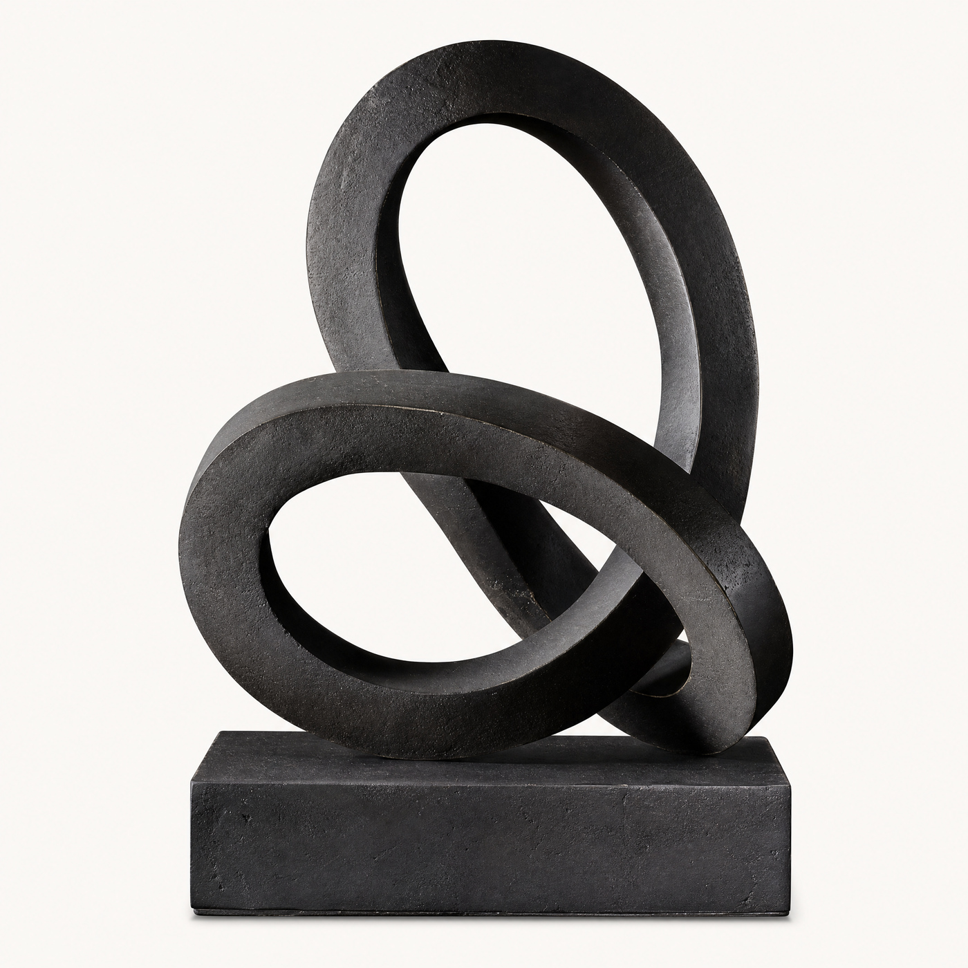 Nexus Charcoal Infinity Sculpture