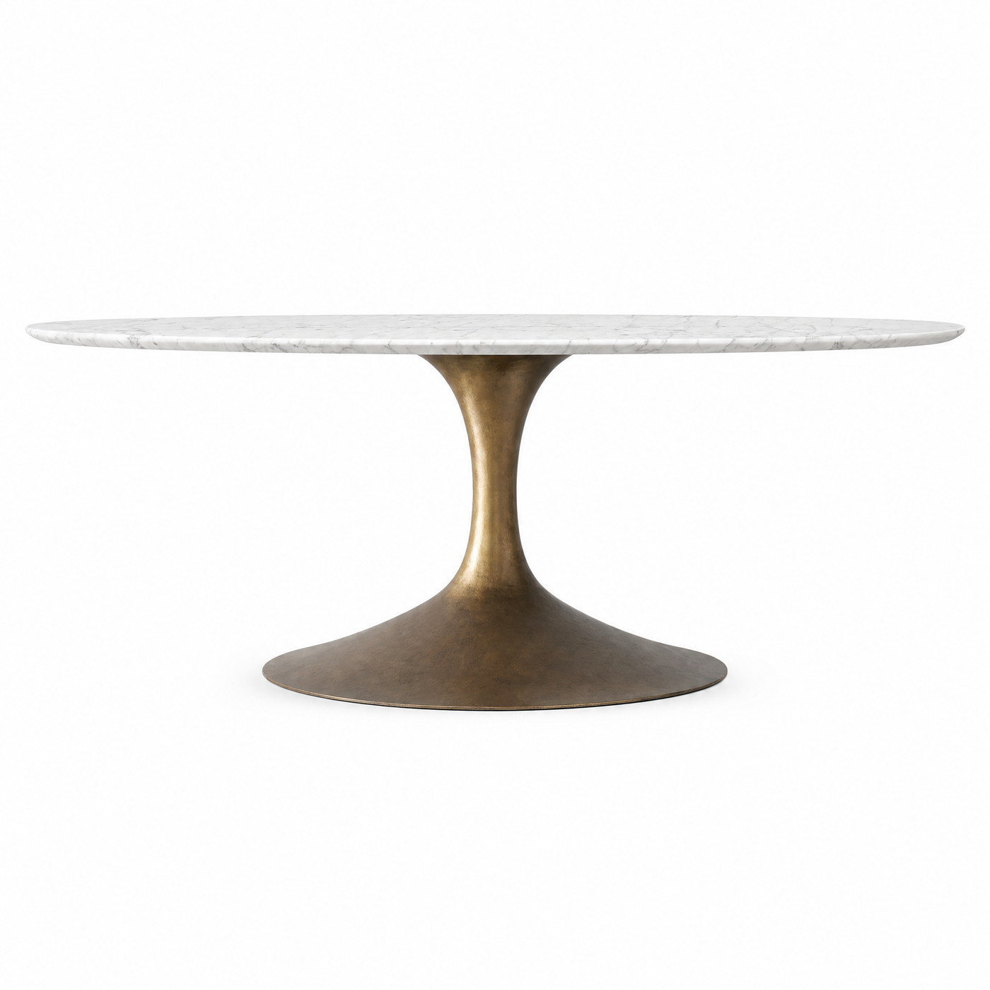 Saari Oval Marble Table