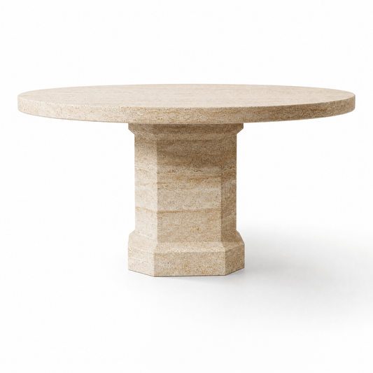 Colonna Round Table, Octagon Base