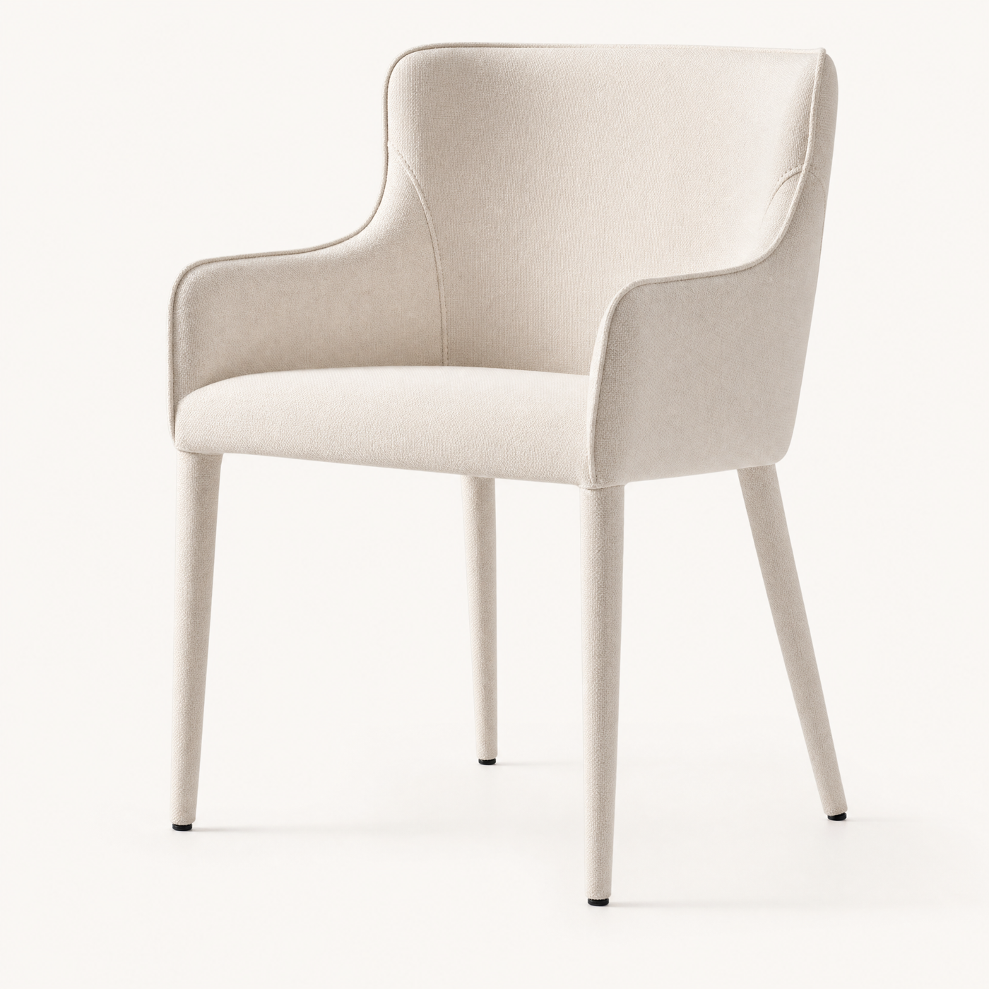 Haven Linen Wing Dining Armchair