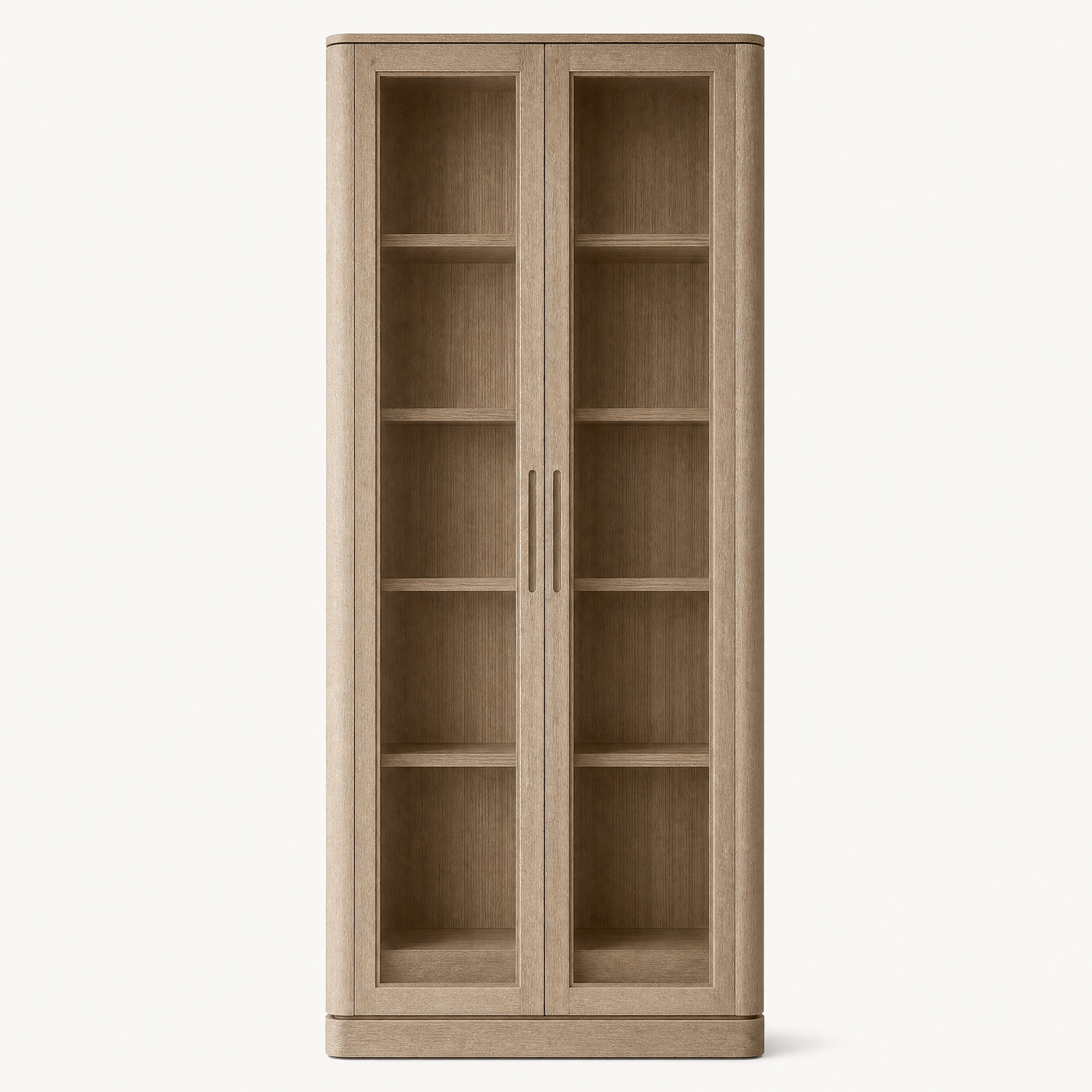 Emerson Oak Glass Door Cabinet