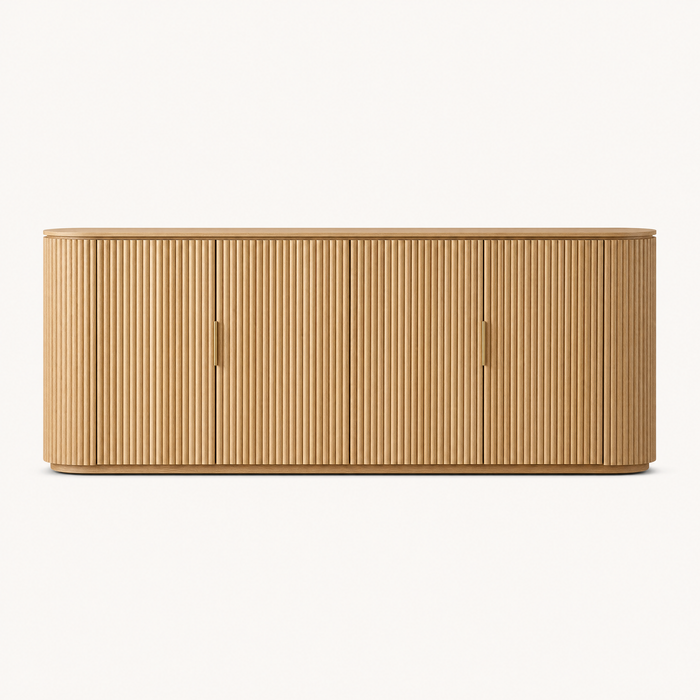 Brentwood Fluted Oak Sideboard