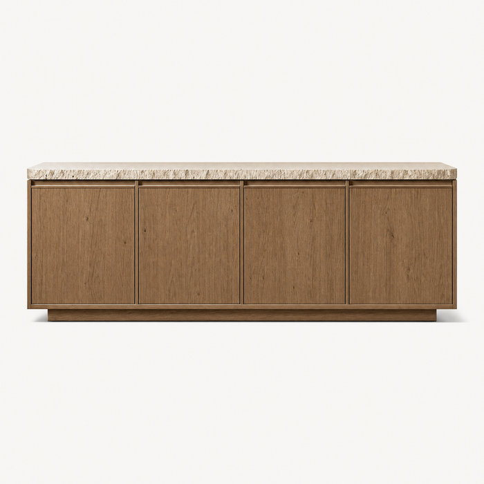 Forrest Oak Travertine Sideboard