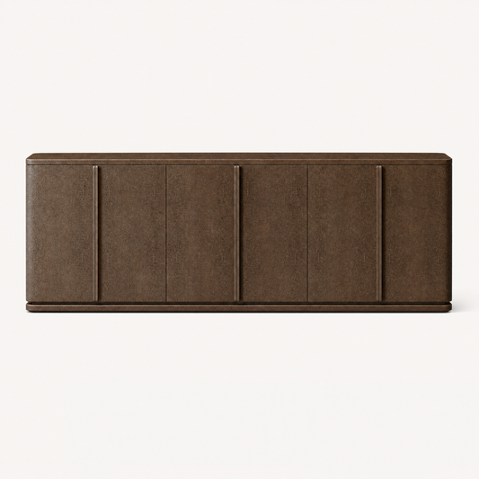 Harrington Espresso Leather Sideboard