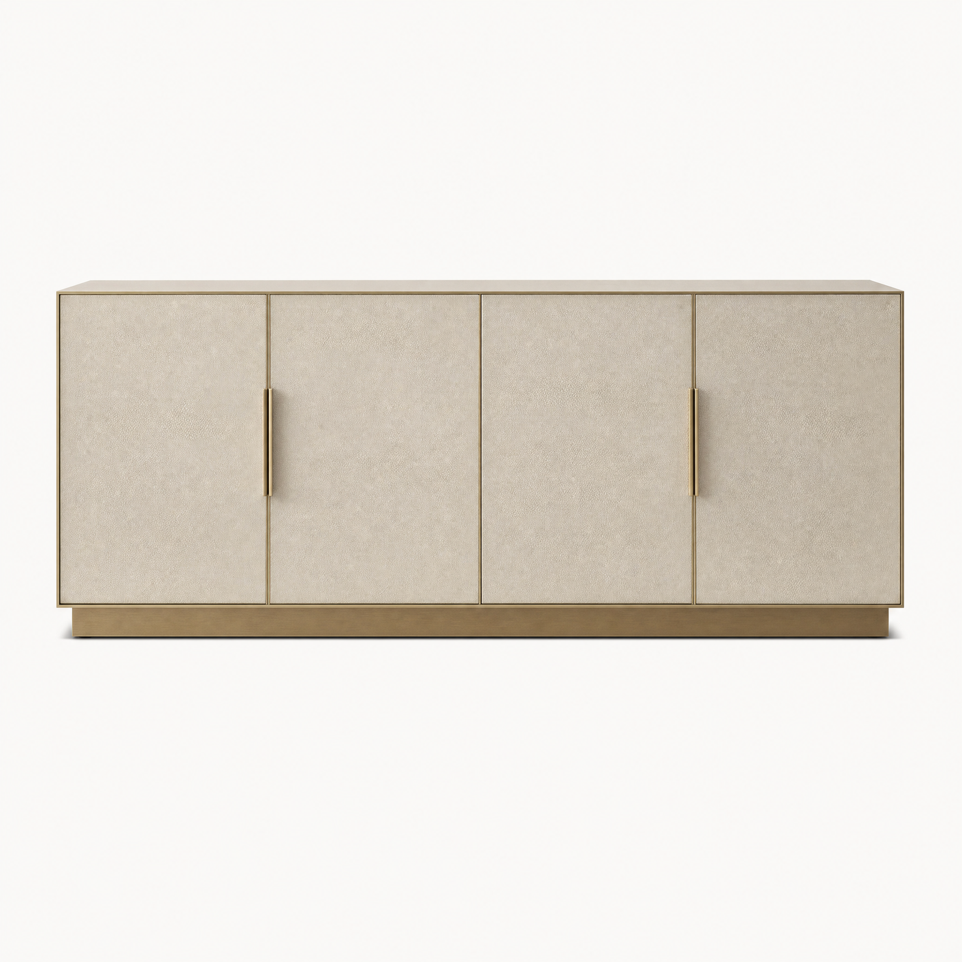 Caldwell Cream Leather Sideboard