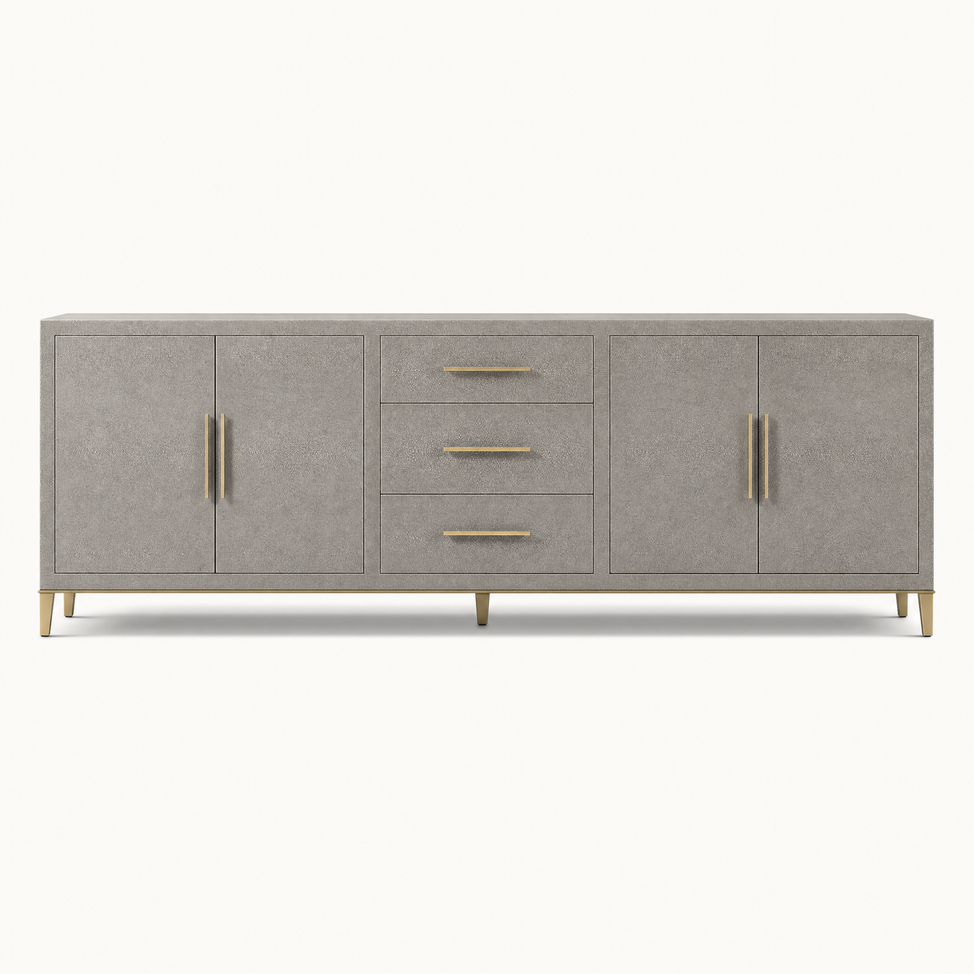Sutton Shagreen Brass Leg Sideboard