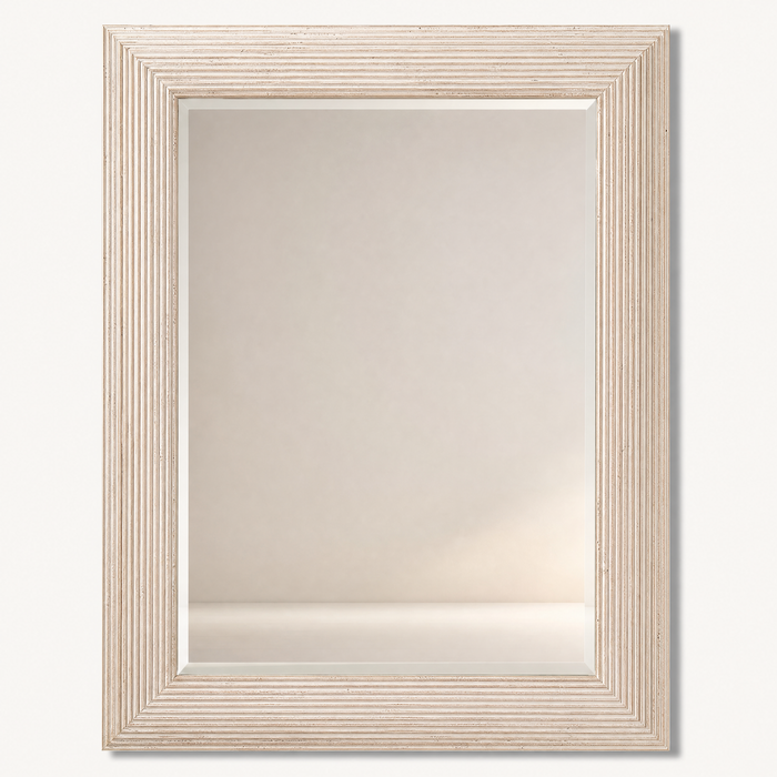 Ashton Fluted Cream Wall Mirror