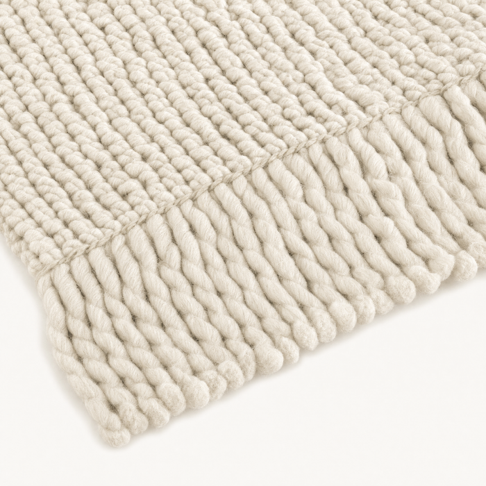 Waffle-Weave Linen Throw