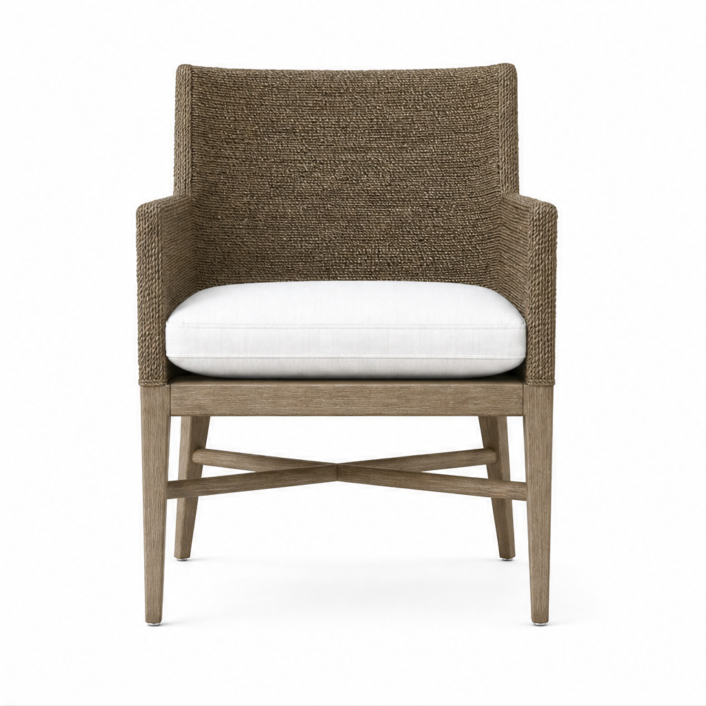Isla Woven Dining Armchair