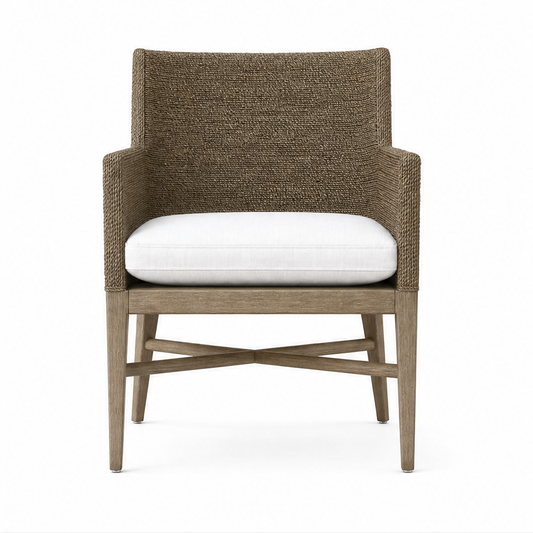 Isla Woven Dining Armchair