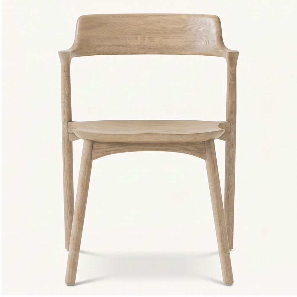 Aro Sculpted Oak Chair