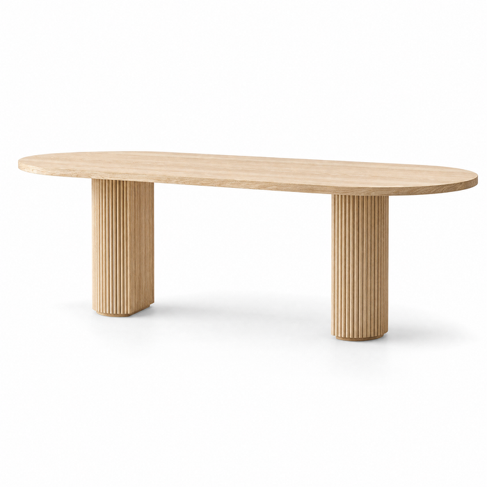 Otto Rectangular Fluted Table