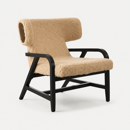 Aria Loft Armchair - gray background