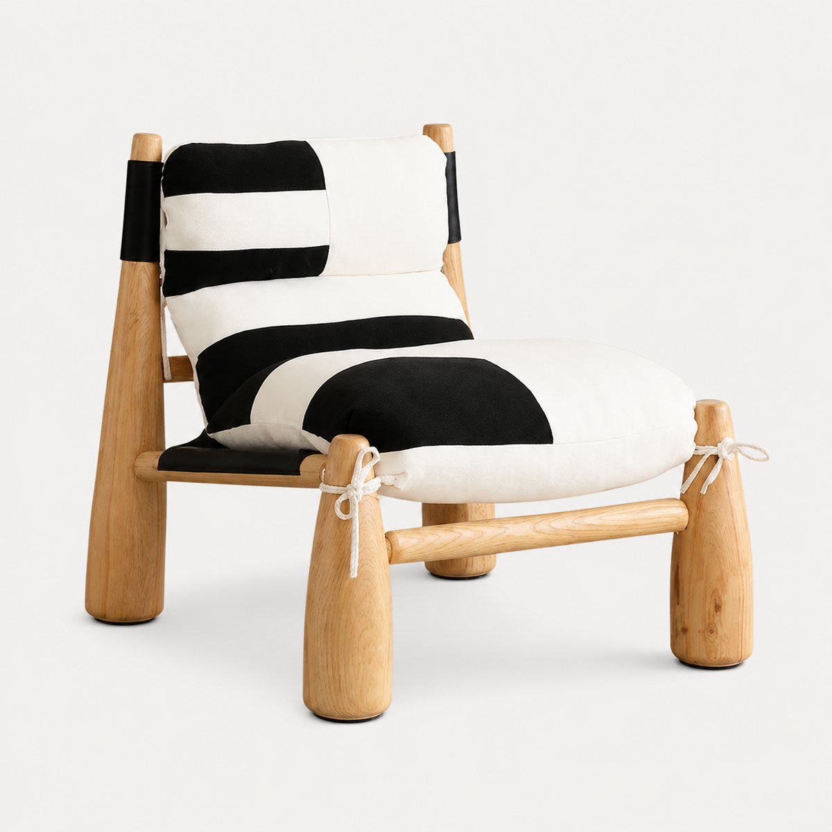 Aria Noir Armchair - gray background