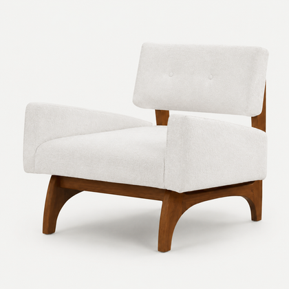 Aria Pearl Armchair - gray background