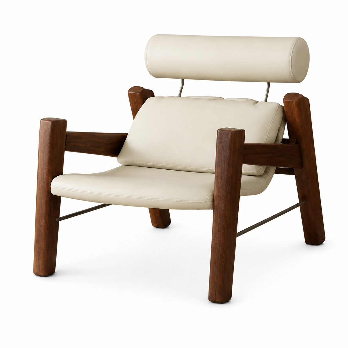 Aria Sand Armchair - white background