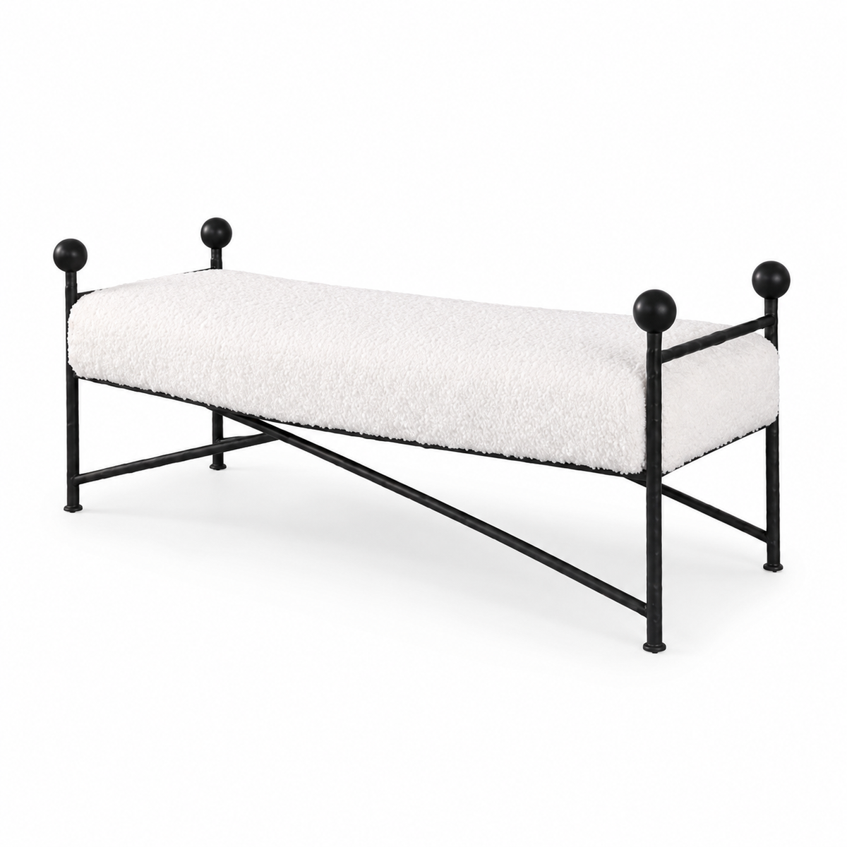 Aveline Ivory Bench
