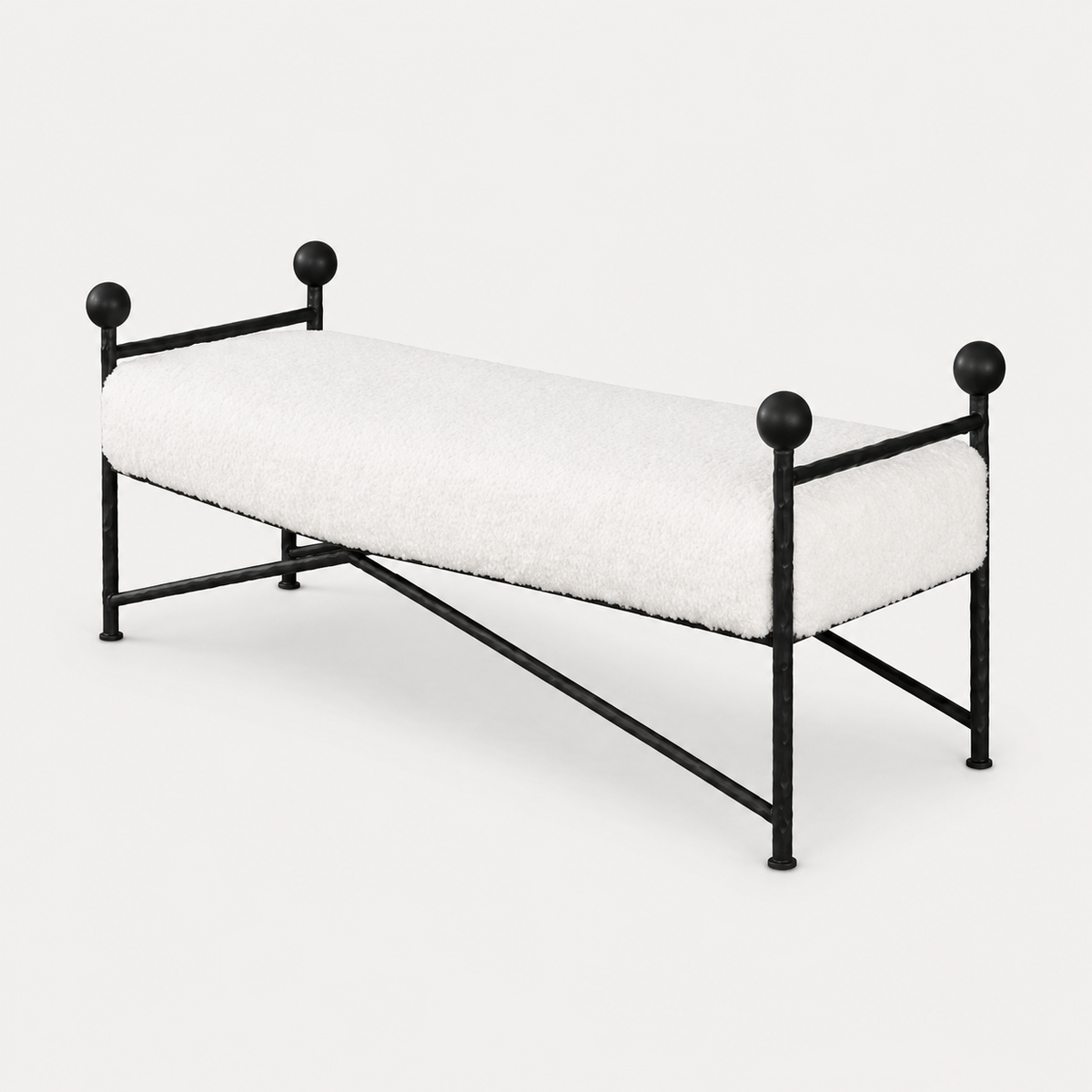 Aveline Ivory Bench