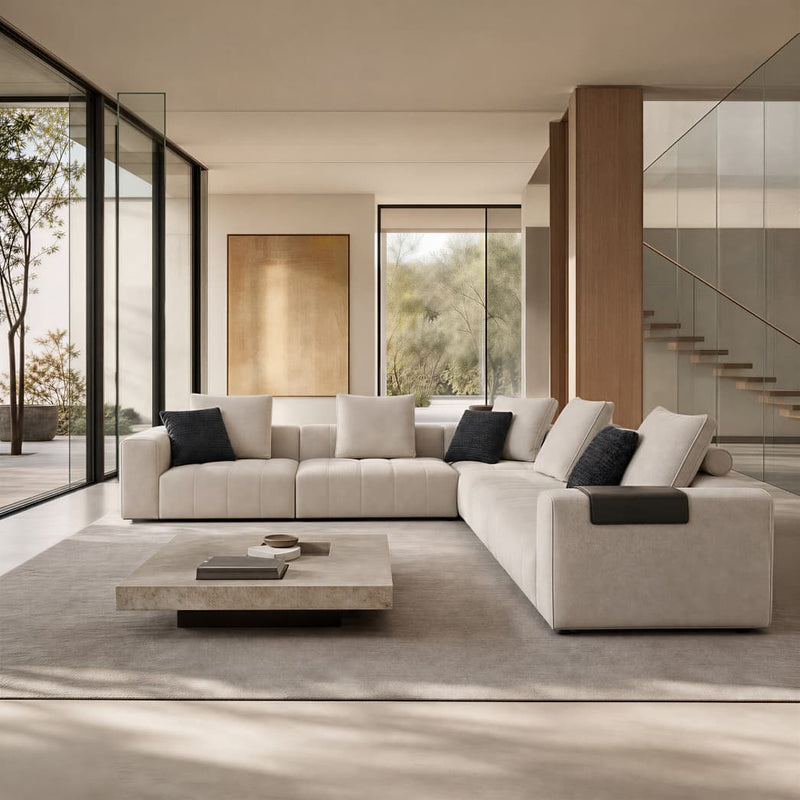 Clean-Lined Straight Sofas
