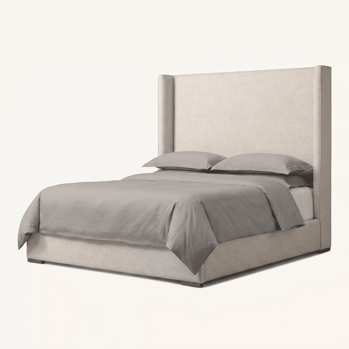Tall Shelter Upholstered Platform Bed