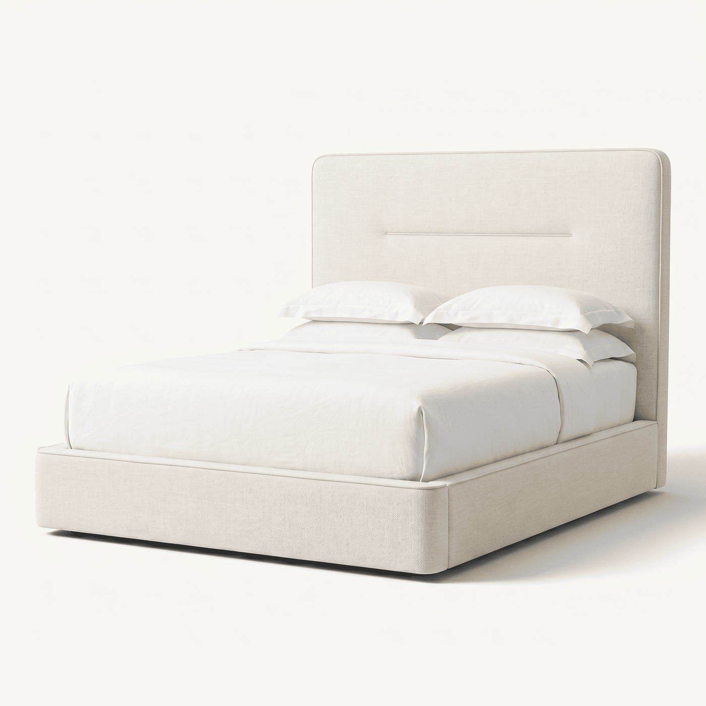 Tailored Upholstered Panel Bed Frame