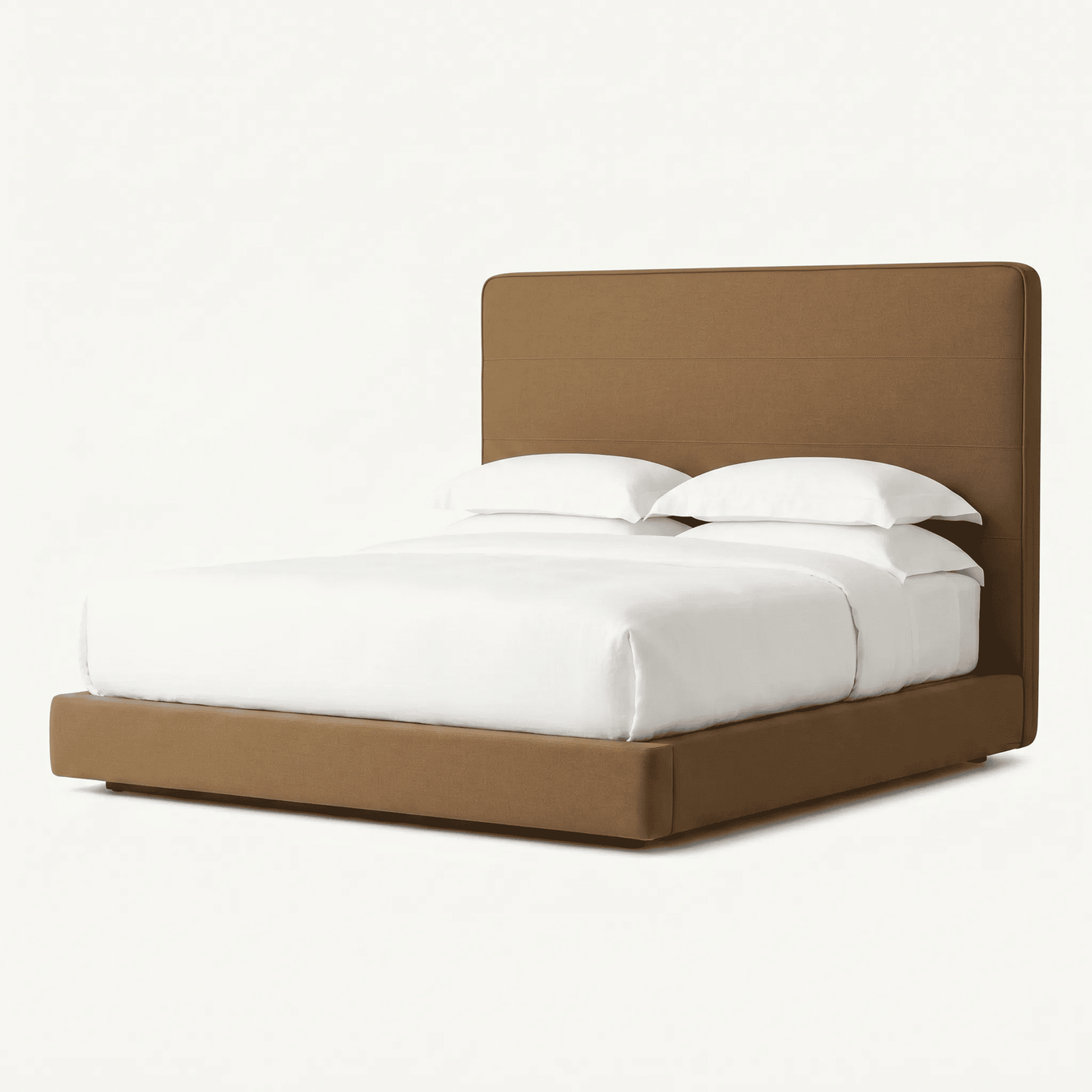 Channel Tufted Upholstered Platform Bed