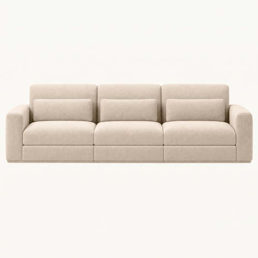 Contemporary Modular Three Seat Lounge Sofa