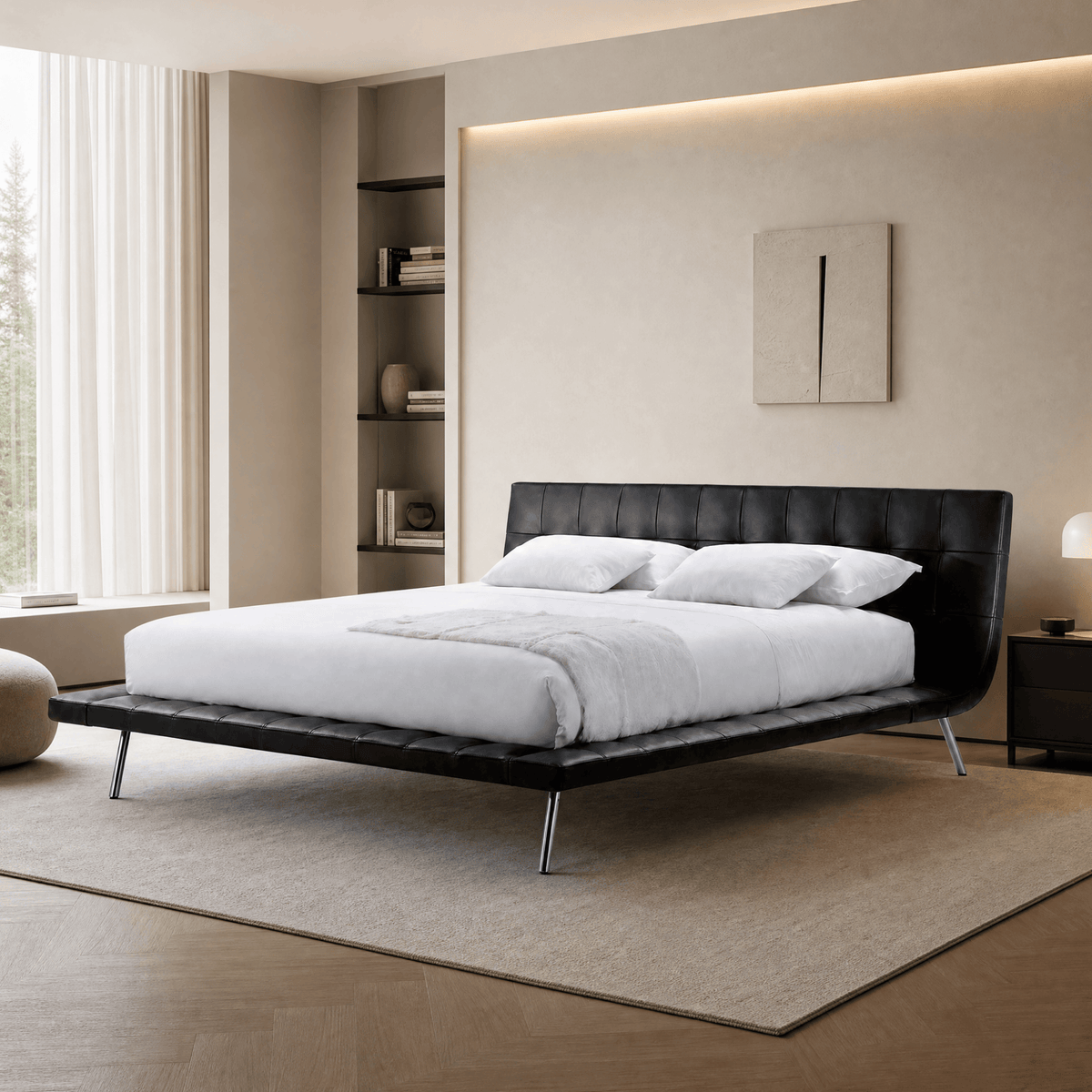 Floating Platform Bed LED Lighting