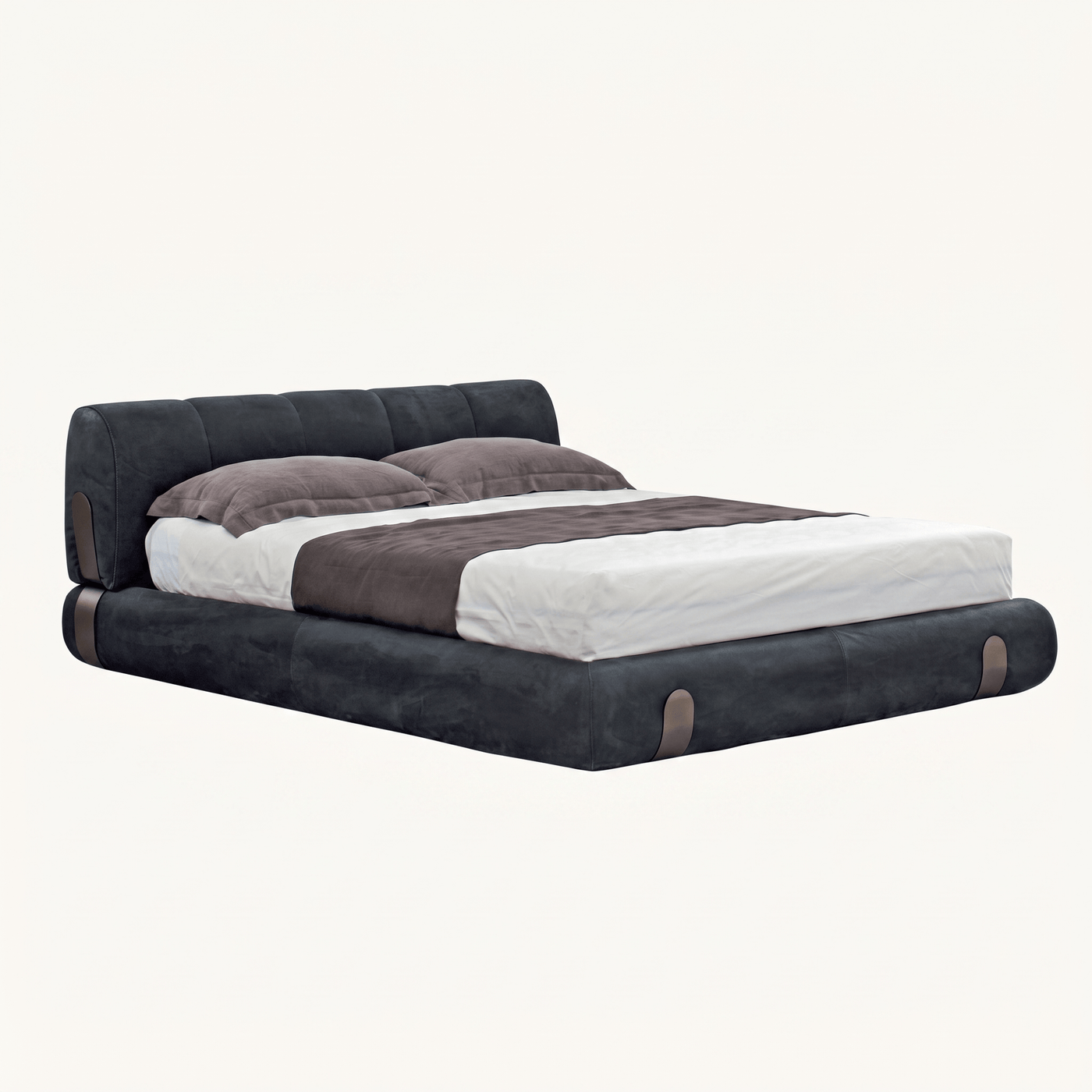 Upholstered Floating Low Bed