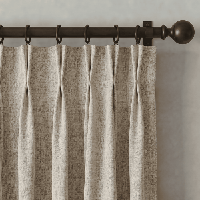 Soft Linen Blend Sheer Light Filtering Curtain