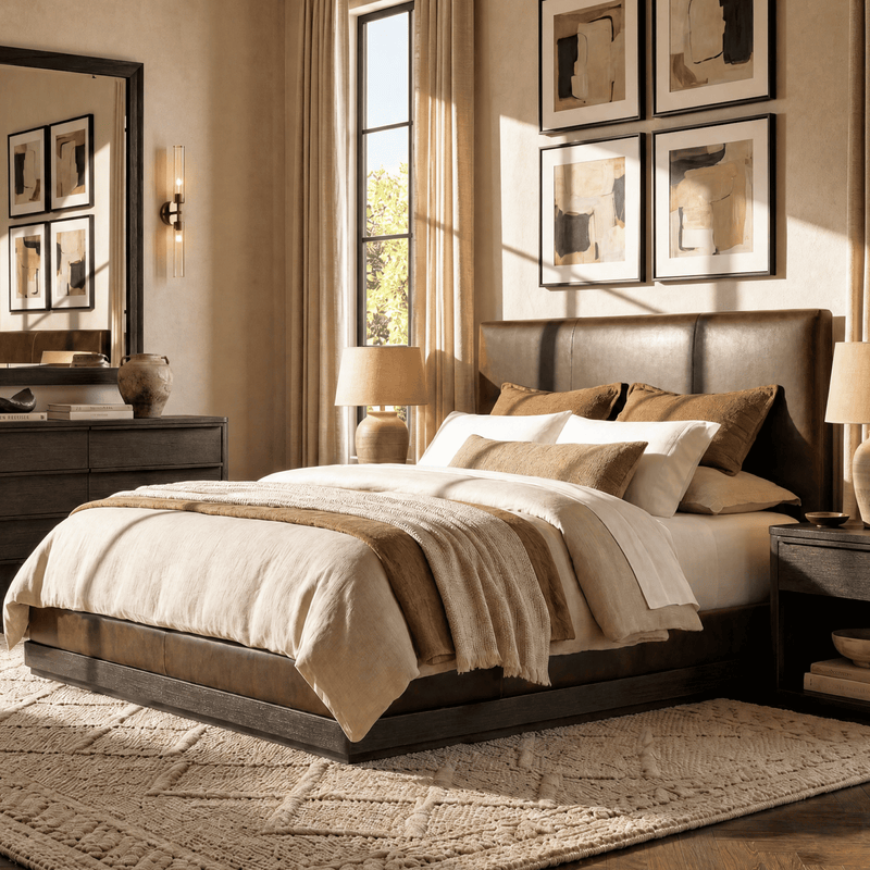 Leather Beds
