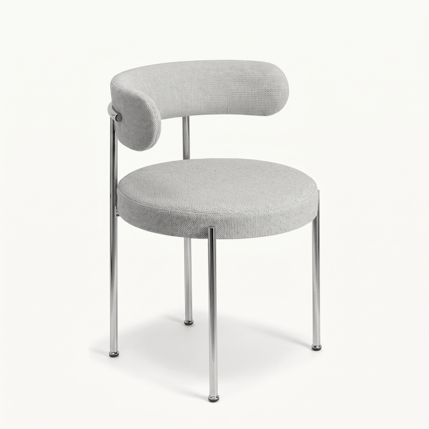 Minimal Curved Back Dining Chair