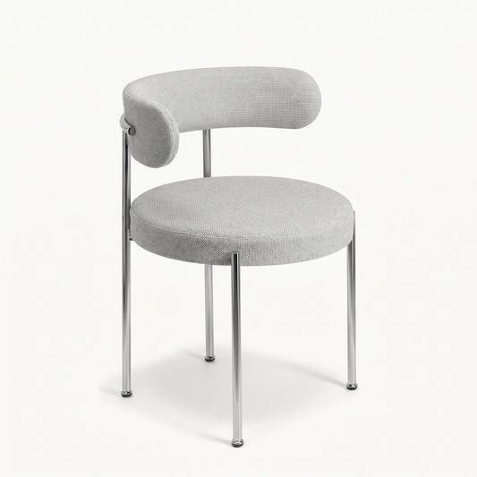Minimal Curved Back Dining Chair