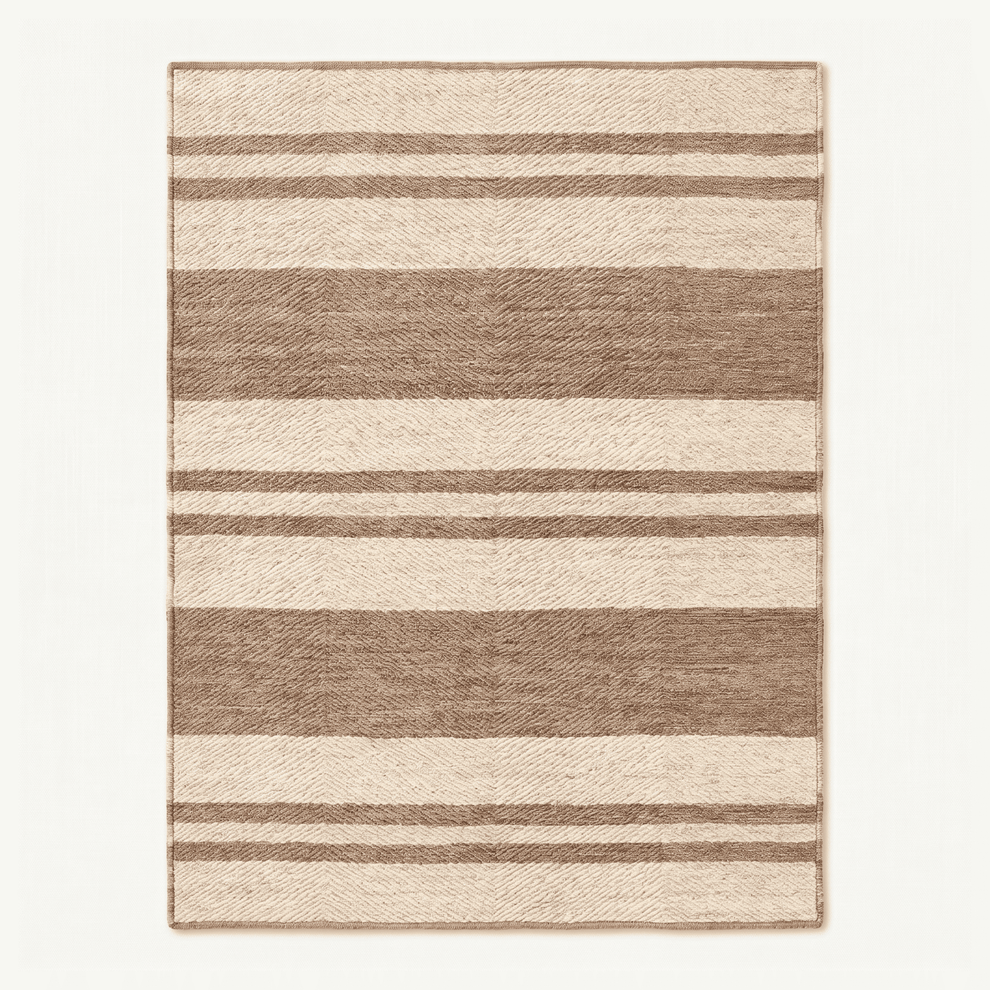 Horizontal Stripe Natural Fiber Area Rug