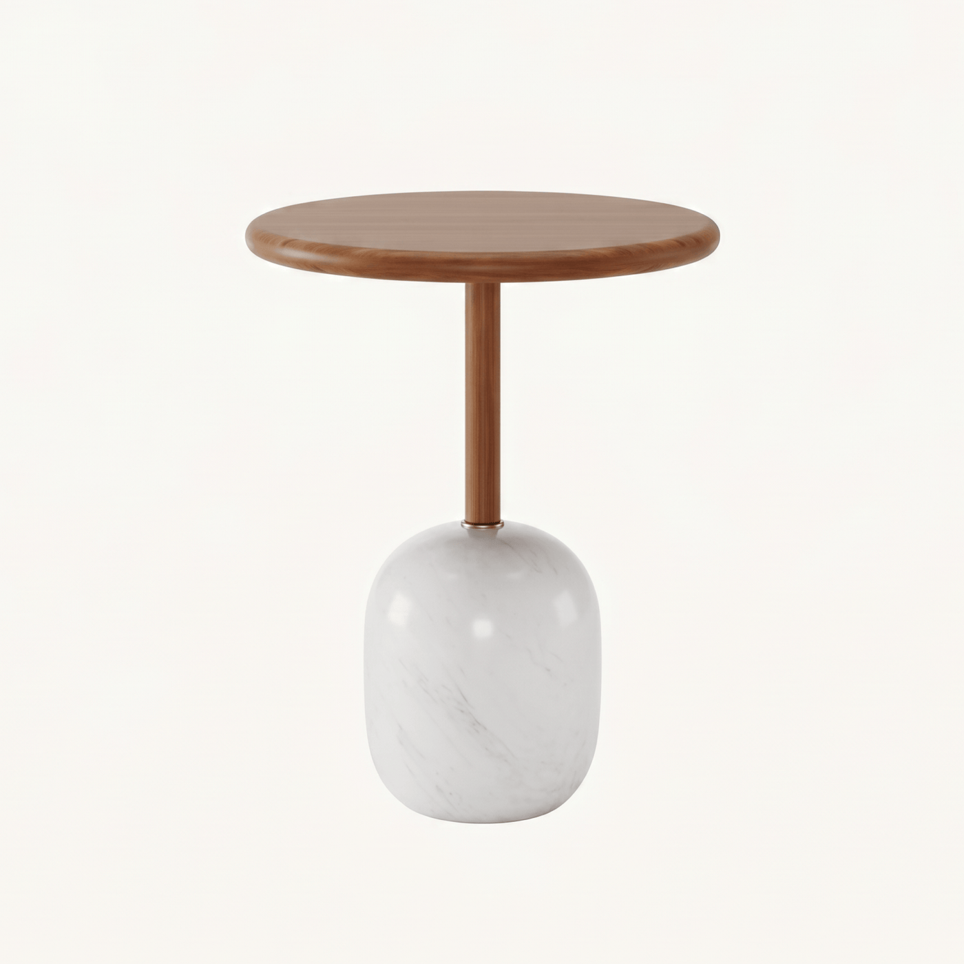 Geometric Metal Side Accent Table