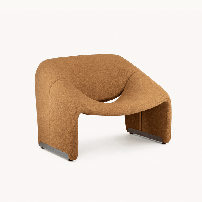 Wide Seat Sculptural Lounge Chair