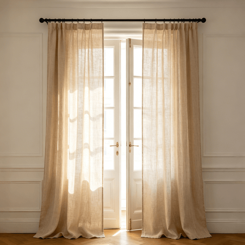 Sheer Linen Panels