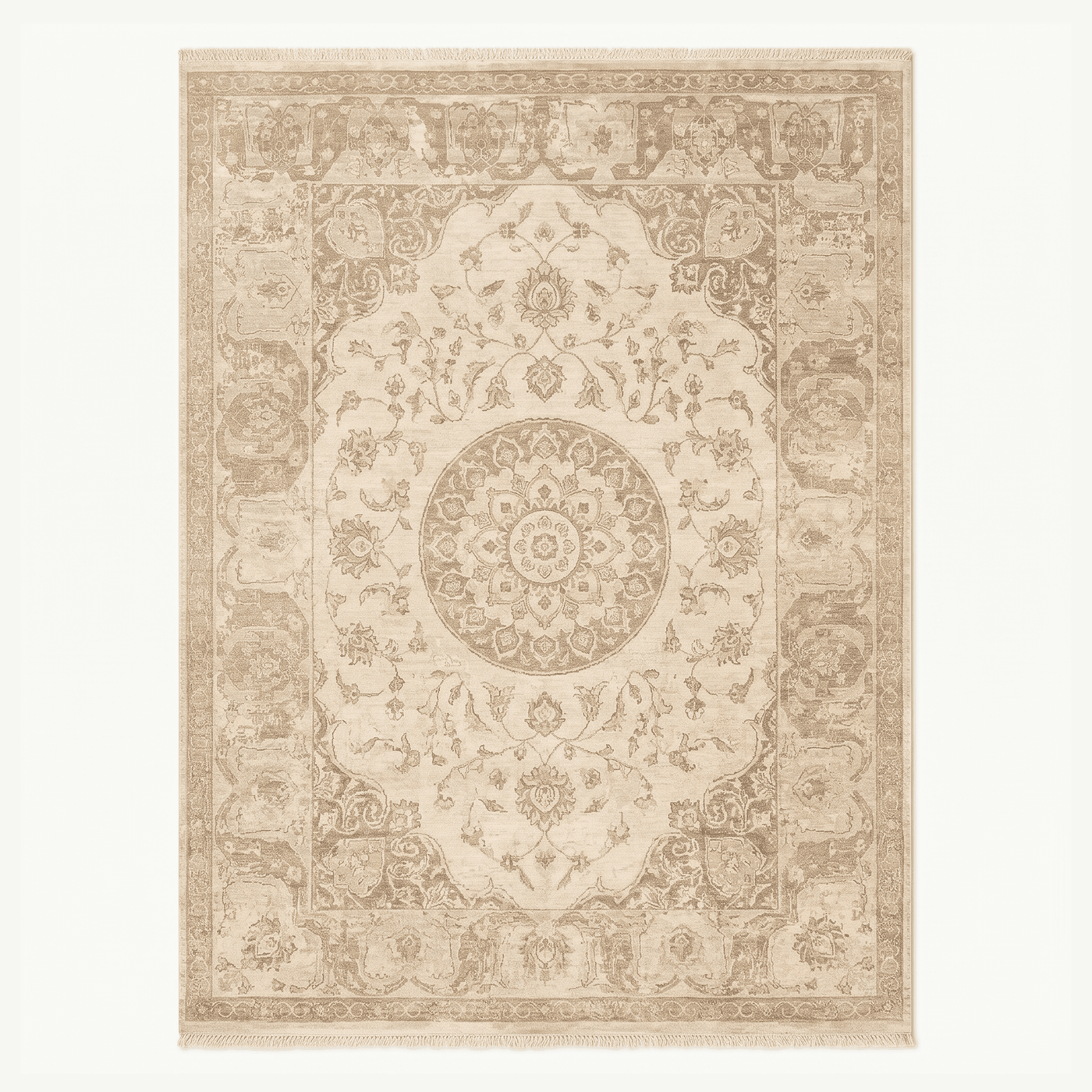 Traditional Medallion Pattern Area Rug