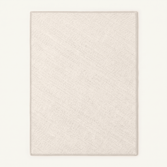 Subtle Linear Pattern Neutral Tone Rug
