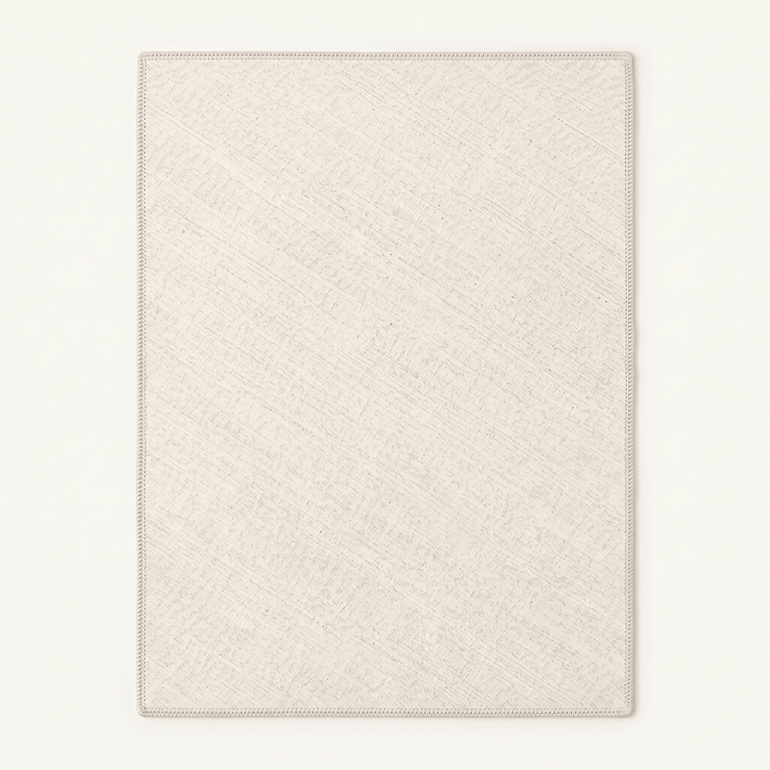 Subtle Linear Pattern Neutral Tone Rug