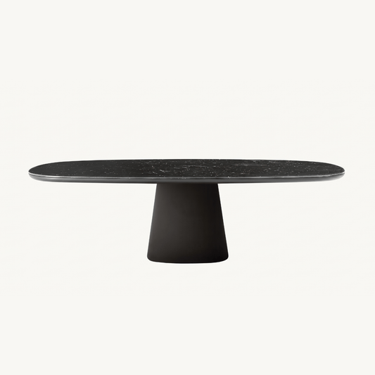 Round Stone Dining Table Pedestal Base