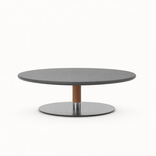 Square Marble Coffee Table Stone Base
