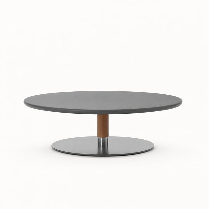 Square Marble Coffee Table Stone Base