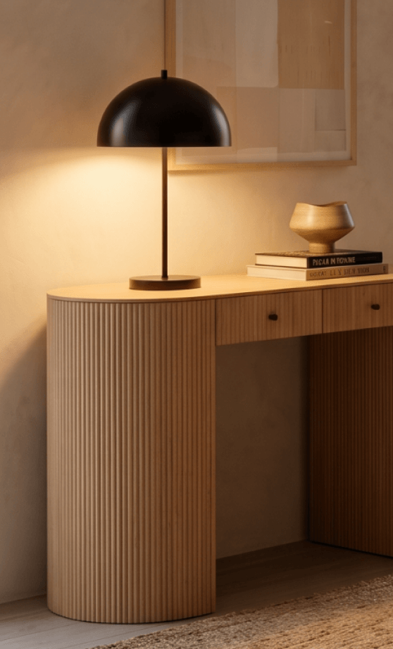Warm Contemporary Study